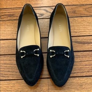 Talbots black suede flats